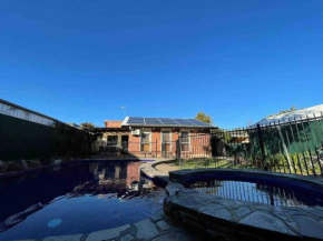 Group house with views of the salt pool and spa